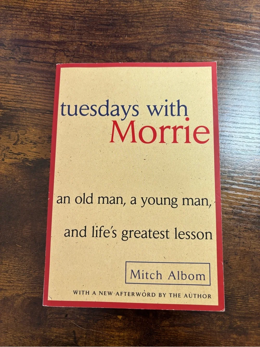 Tuesdays with Morrie